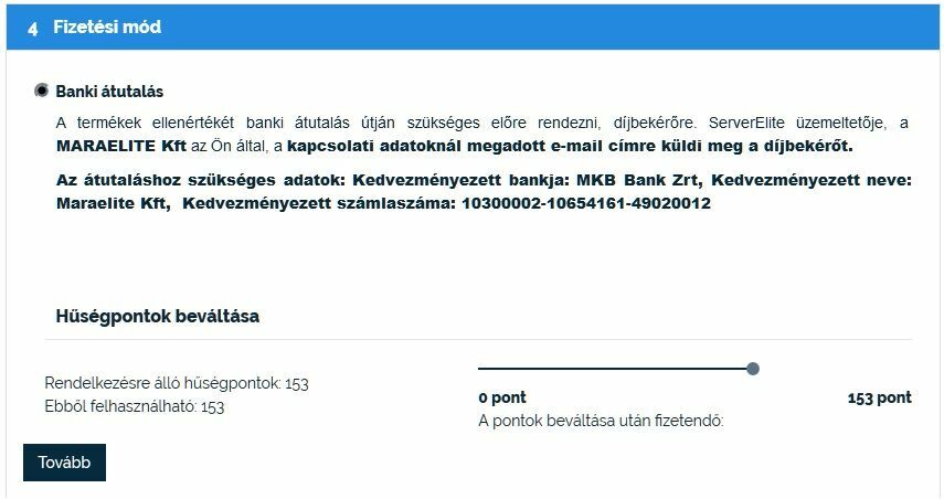 ServerElite | Hűségpont