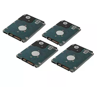 4x 2.4TB 10k 12Gbps SAS HDD NEW + Dell SFF HDD keret