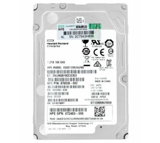 HP OEM EG001200JWJNQ Seagate 1.2TB SAS 12Gbps 10K RPM 512e 2.5"