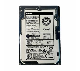 Dell OEM HGST HUC156030CSS200 300GB SAS 12Gbps 15K RPM 2.5"
