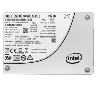 Intel DC S4600 SSDSC2KG019T7 1.92TB SATA 6Gbps 2.5" SSD NEW