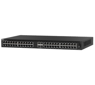 Dell EMC Networking N1148P-ON 48 Port (24 Port POE) Ethernet Gigabit Switch + 4 Port 10Gb SFP+ Switch
