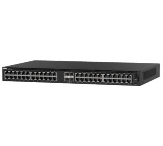 Dell PowerSwitch N1148P-ON 48 Port (24 Port POE) Ethernet Gigabit Switch + 4 Port 10Gb SFP+ Switch