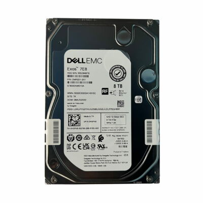 Dell OEM Seagate Exos 7E8 ST8000NM10A 8TB NL SAS 12Gbps 7.2K RPM 512e 3.5